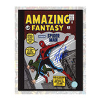 Stan Lee // Autographed Amazing Fantasy #15 Spider-Man Comic Cover 8x10 Photo