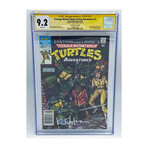 Kevin Eastman // Autographed TMNT Adventures #1 (1988) - Canadian Variant // CGC 9.2