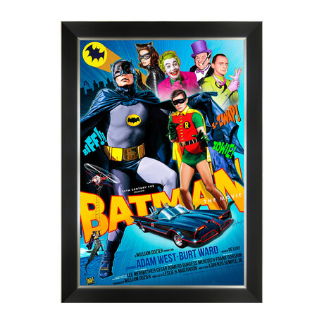 Batman The Movie //  Adam West // Burt Ward // Framed Art Print