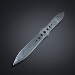 Lot Of 3 // Damascus Throwing knives // 2018