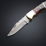 Damascus Folding Knife // 7805