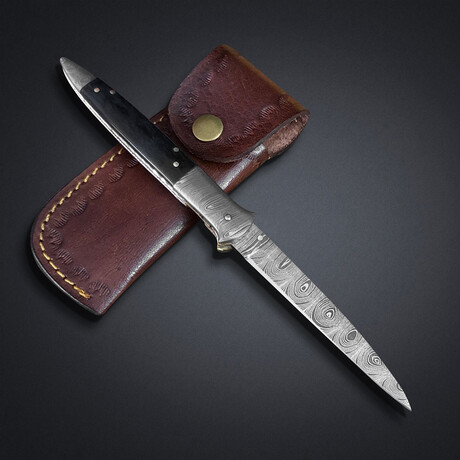 Damascus Pocket Folding Knife // 2015