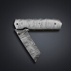 Full Damascus Folding Knife // 2010