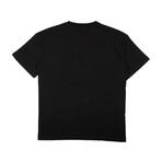 Logo Print T-Shirt // Black (S)