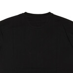 Logo Print T-Shirt // Black (L)