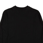 Small Logo Crewneck Sweatshirt // Black (M)