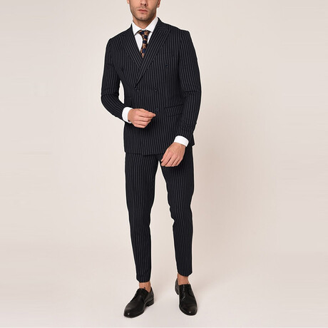 John 2-Piece Slim Fit Suit // Black (Euro: 44)
