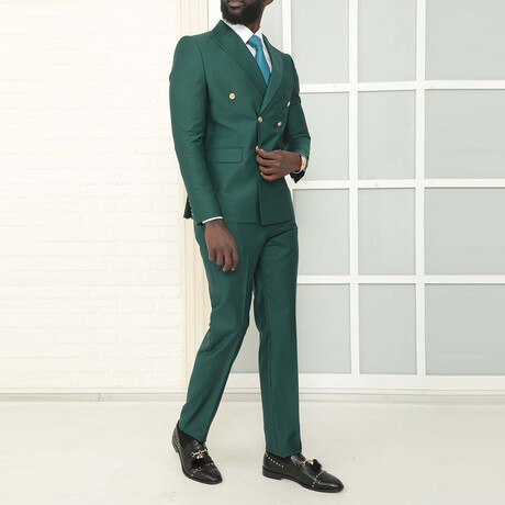 Steve 2-Piece Slim Fit Suit // Green (Euro: 44)