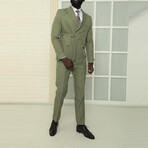 2-Piece Slim Fit Suit // Light Green (Euro: 58)
