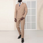 Noah 2-Piece Slim Fit Suit // Beige (Euro: 52)