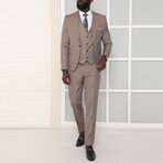 Jamison 3-Piece Slim Fit Suit // Mink (Euro: 46)