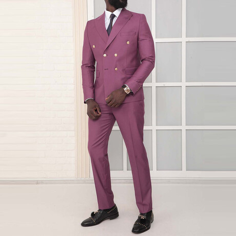 Fitz 2-Piece Slim Fit Suit // Purple (Euro: 44)