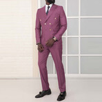 2-Piece Slim Fit Suit // Purple (Euro: 50)