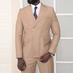 Noah 2-Piece Slim Fit Suit // Beige (Euro: 54)