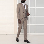 Jamison 3-Piece Slim Fit Suit // Mink (Euro: 58)