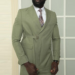 2-Piece Slim Fit Suit // Light Green (Euro: 44)