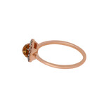 Mimi Milano Happy 18K Rose Gold Brown Diamond + Citrine Ring // Ring Size: 7.25 // Store Display