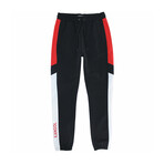 Polyamid Track Pants // Black Beauty Combo (M)