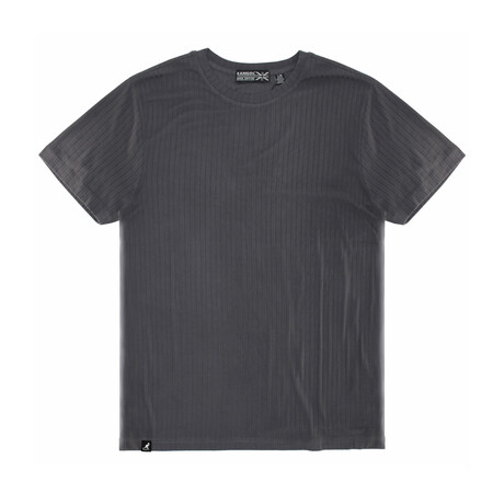 Yummy Ribbed Tee // Slate (XS)