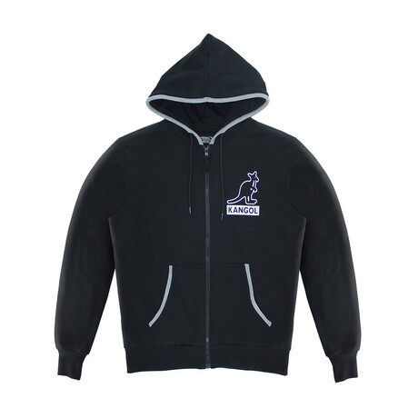 Tennis Full Zip Hoodie // Black (XS)