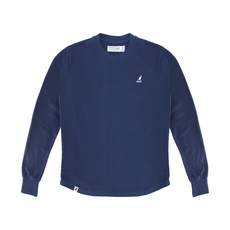 Ottoman Long Sleeve Tee // Navy (XS)