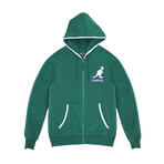 Tennis Full Zip Hoodie // Dark Green (2XL)