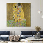Gustav Klimt // The Kiss (54"W x 54"H x 1.5"D)