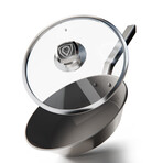 Dalstrong 10" Aluminum Core Frying Pan // ETERNA Non Stick Coating // 3 Ply with Lid