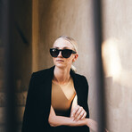 Unisex Cleopatra Sunglasses // Black
