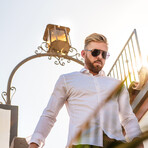 Unisex Orian Sunglasses // Shiny Black