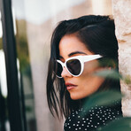Unisex Octavia Sunglasses // White