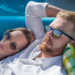 Unisex Emery Sunglasses // Shiny Black