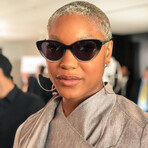 Unisex Delilah Sunglasses // Black, Clear