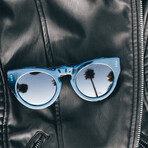 Unisex Cleopatra Sunglasses // Blue, Black