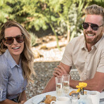 Unisex Orian Sunglasses // Shiny Black