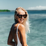 Unisex Cleopatra Sunglasses // Black