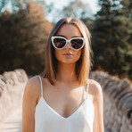 Unisex Octavia Sunglasses // White