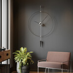 Pendulum Plus Wall Clock // 31.5" (Gold + Black)