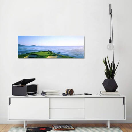 7th Hole, Pebble Beach Golf Links, Monterey County, California, USA // Panoramic Images (16"H x 48"W x 0.75"D)