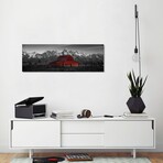 Barn Grand Teton National Park WY USA Color Pop // Panoramic Images (16"H x 48"W x 0.75"D)