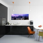 Union Station at Sunset With City Skyline in Background Kansas City, Missouri, USA // Panoramic Images (16"H x 48"W x 0.75"D)