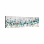 Blue Staccato // Katrina Craven (16"H x 48"W x 0.75"D)