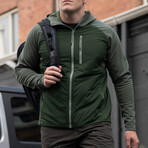 Manitou Hoody // Canvas Green + Compass Green (L)