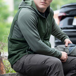 Manitou Hoody // Canvas Green + Compass Green (L)