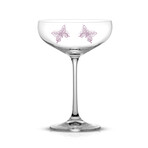 Meadow Butterfly European Crystal Glasses // Set of 2 (Red Wine Glasses // 21 oz)