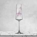 Meadow Butterfly European Crystal Glasses // Set of 2 (Red Wine Glasses // 21 oz)