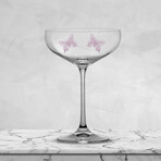 Meadow Butterfly European Crystal Glasses // Set of 2 (Red Wine Glasses // 21 oz)