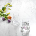 Meadow Butterfly European Crystal Glasses // Set of 2 (Red Wine Glasses // 21 oz)