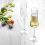 Meadow Butterfly European Crystal Glasses // Set of 2 (Red Wine Glasses // 21 oz)