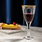 Windsor European Crystal Lead-Free Glasses // Set of 2 (Red Wine Glasses // 8 oz)